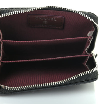 Chanel Caviar Quilted Zip Coin Purse Black 5 of 7