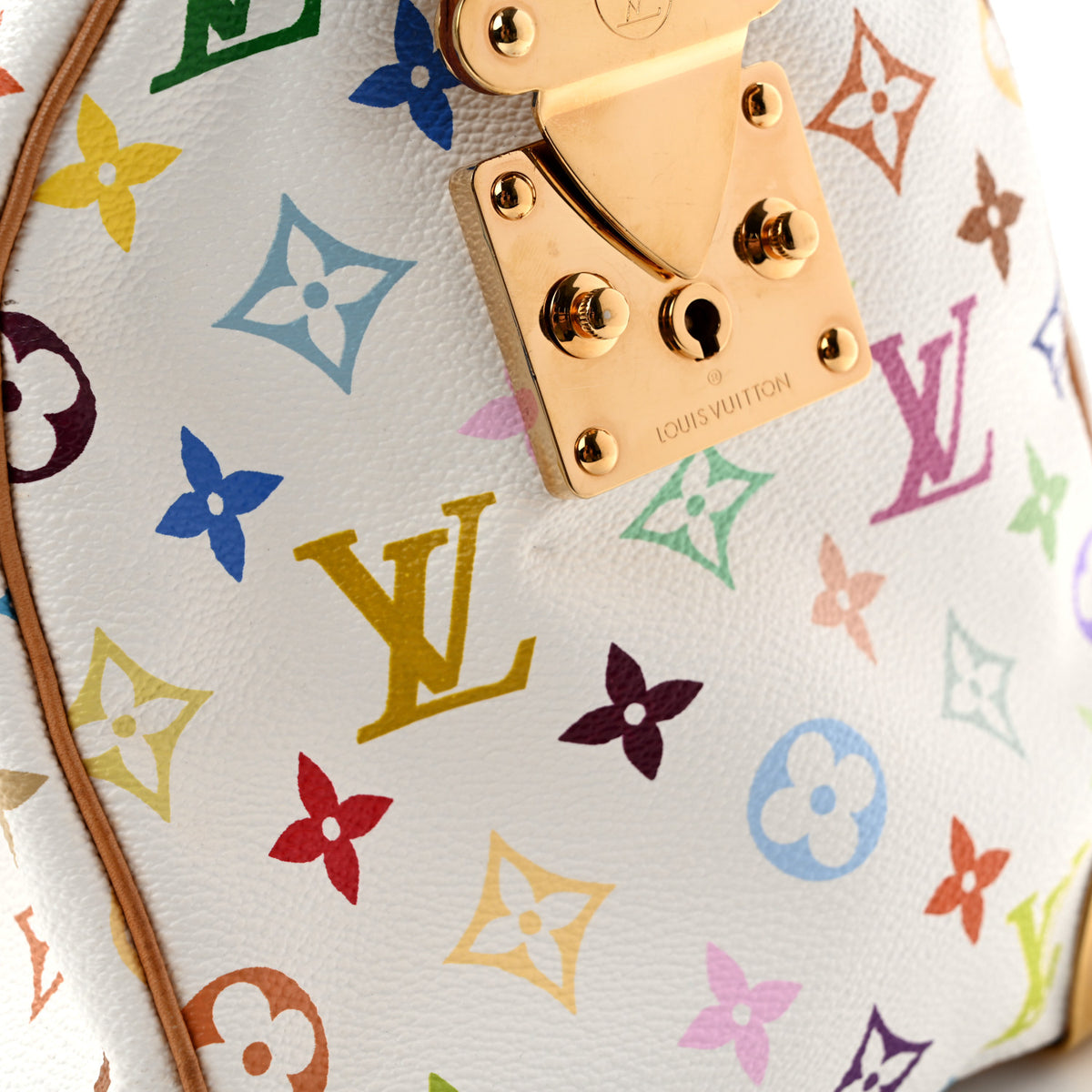 Monogram Multicolor Speedy 30 White