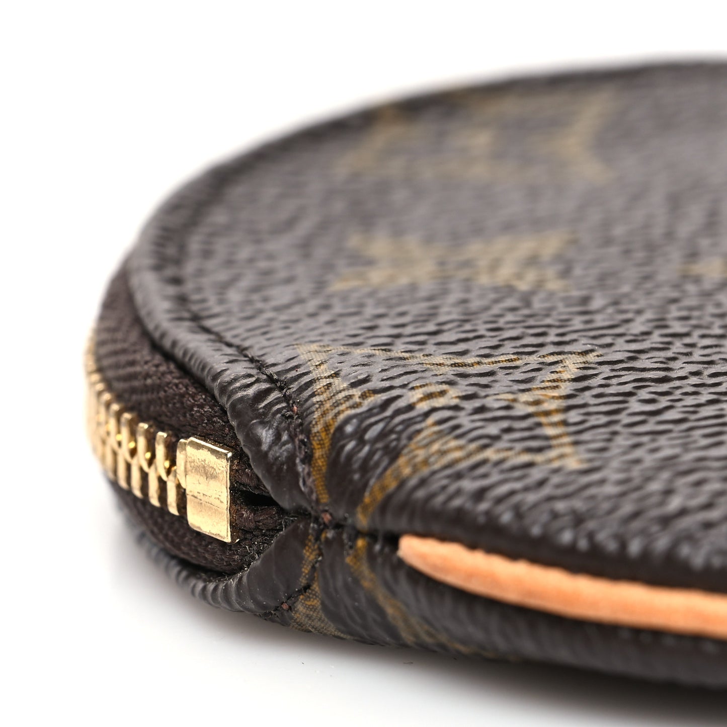 Monogram Round Coin Purse