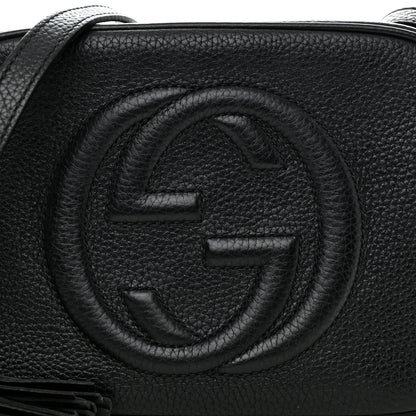 Gucci Pebbled Calfskin Small Soho Disco Bag Black 9 of 11