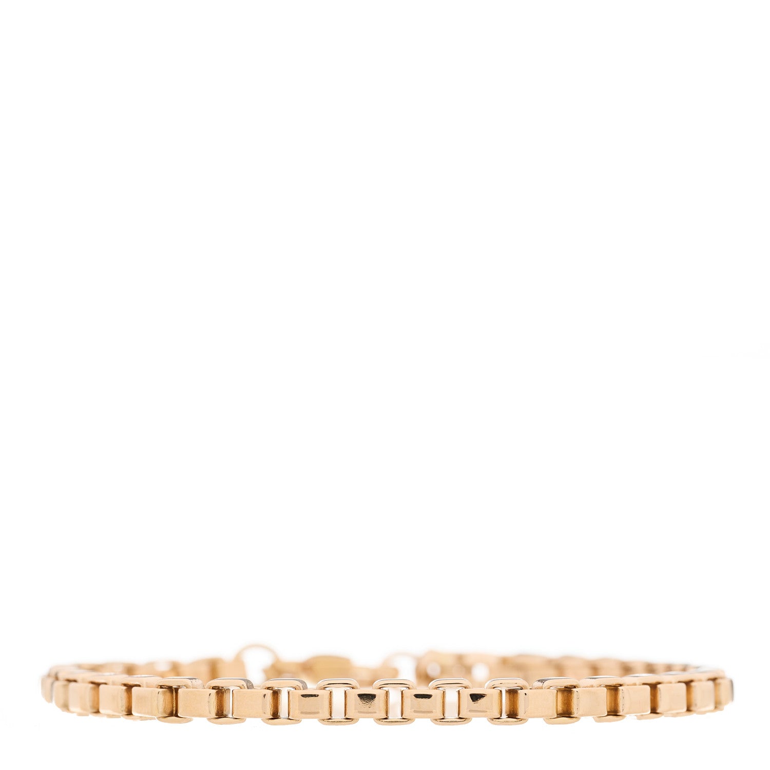 Tiffany 18K Rose Gold Venetian Link Bracelet 1 of 5