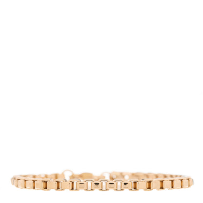 Tiffany 18K Rose Gold Venetian Link Bracelet 1 of 5
