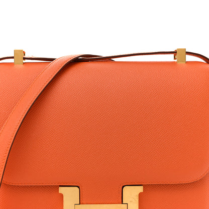 Hermes Epsom Constance 24 Orange 14 of 31