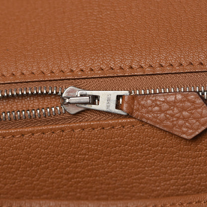 Hermes Taurillon Clemence Arlequin Birkin 35 Orange Sanguine Gold Bleu Lin Bleu Hydra Etain 15 of 35