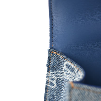 Balenciaga Denim BB Monogram Small Hourglass Top Handle Bag Blue 13 of 13