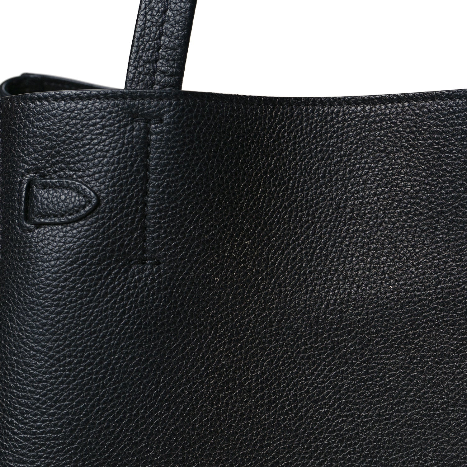 Celine Soft Grained Calfskin Small Belt Cabas Phantom Black 11 of 11