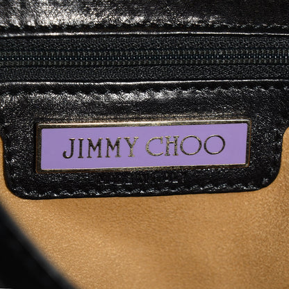 Jimmy Choo Calfskin Suede Marcia Tote Black 12 of 12