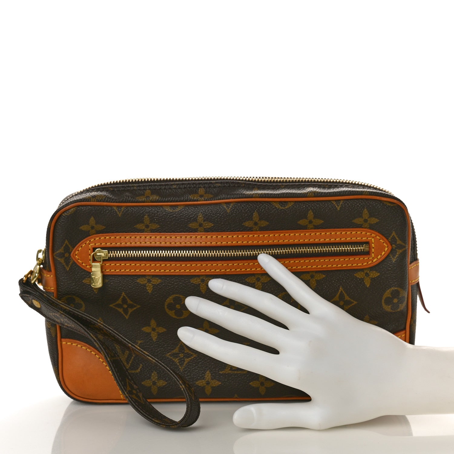 Louis Vuitton Monogram Pochette Marly Dragonne 26 2 of 8