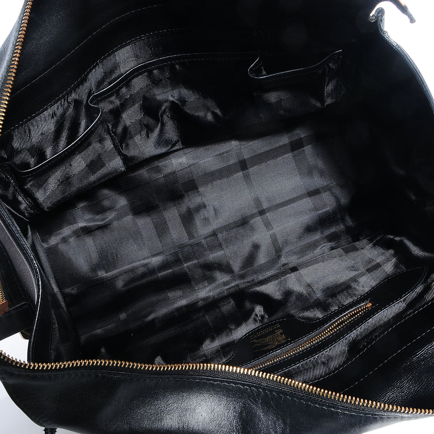 Quilted Calfskin Large Manor Tote Black