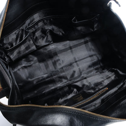Burberry Quilted Calfskin Large Manor Tote Black 6 of 11
