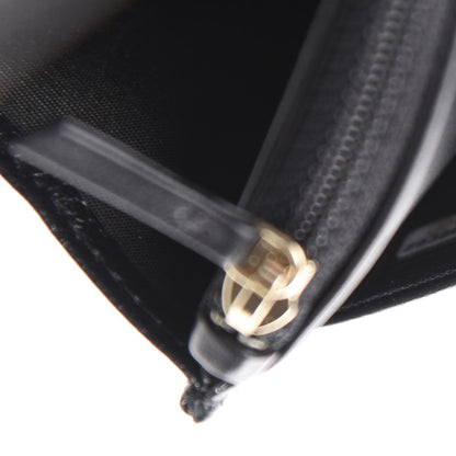 Chanel Caviar Camellia Embossed Wallet On Chain WOC Black 11 of 13