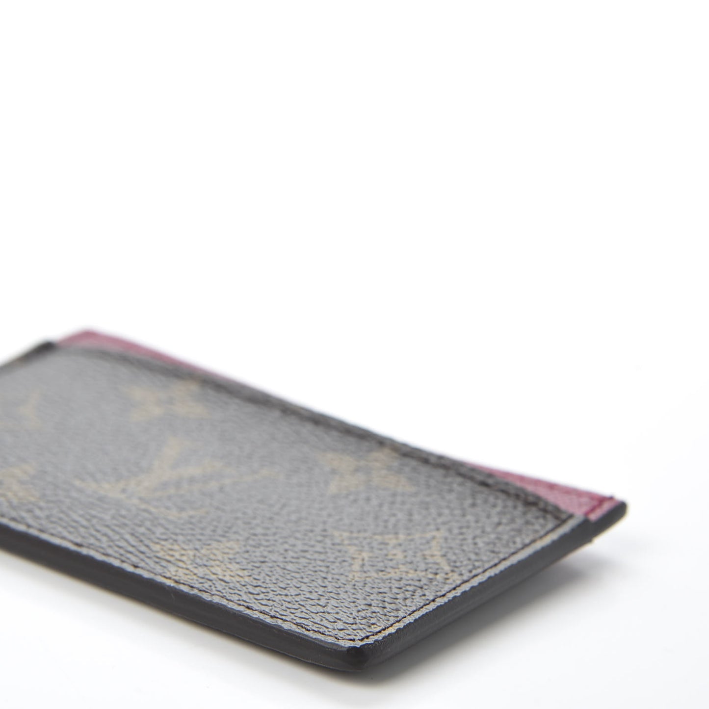 Monogram Card Holder Fuchsia