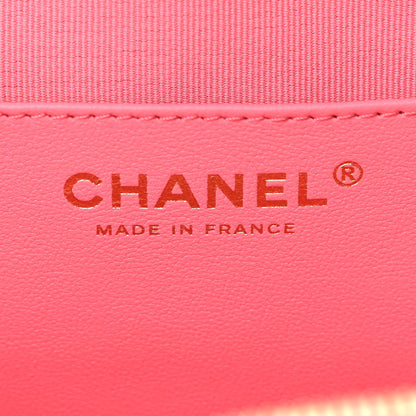Chanel Lambskin Quilted CC In Love Heart Bag Pink 8 of 11