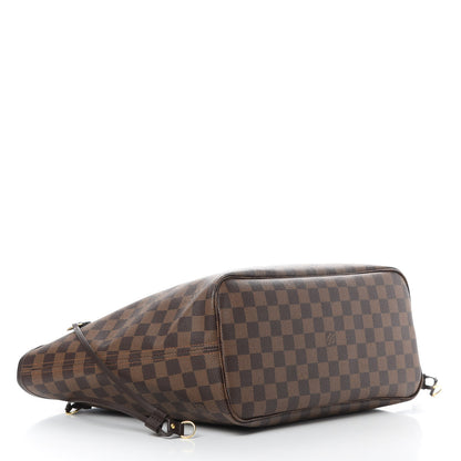 Louis Vuitton Damier Ebene Neo Neverfull MM Rose Ballerine 4 of 10