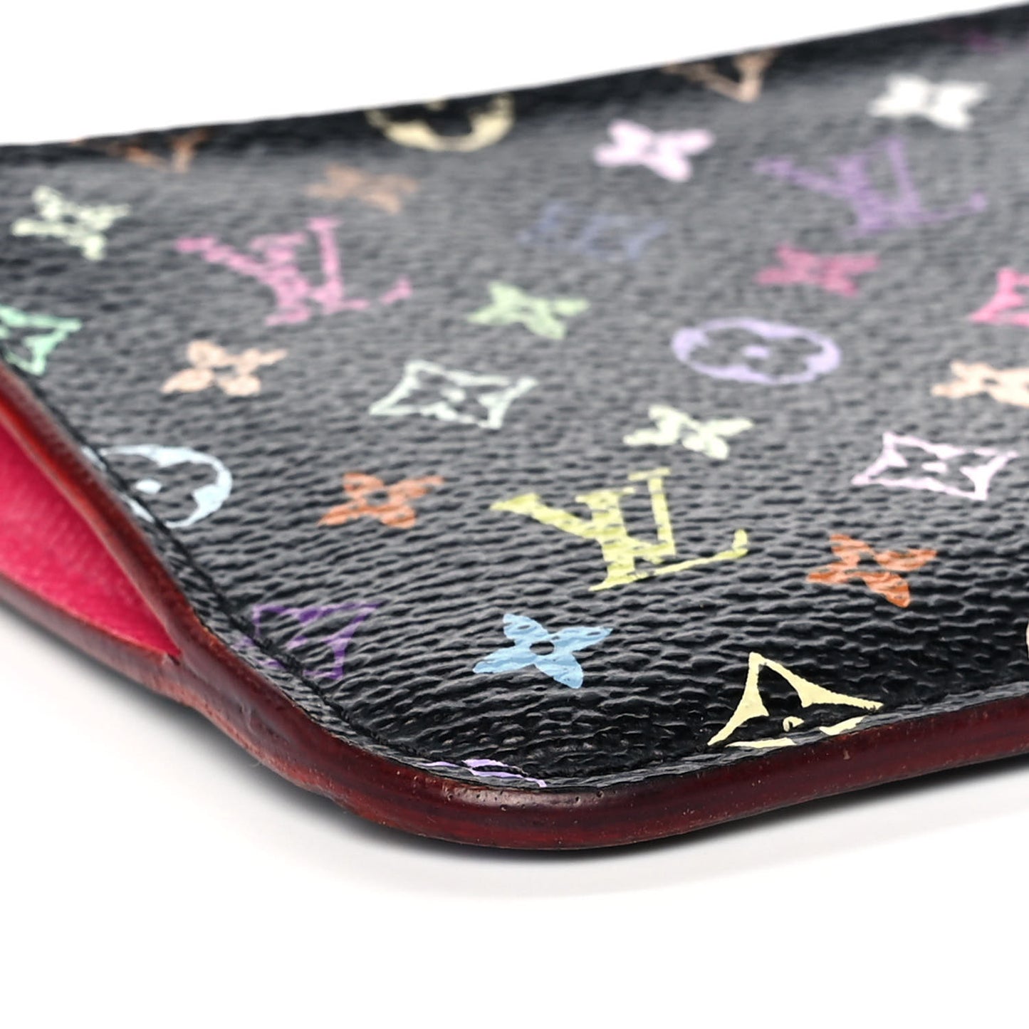 Monogram Multicolor Key Pouch Black Grenade