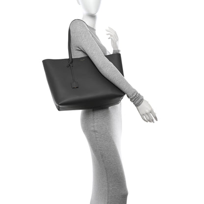 Saint Laurent Calfskin Large Shopping Tote Storm 2 of 11