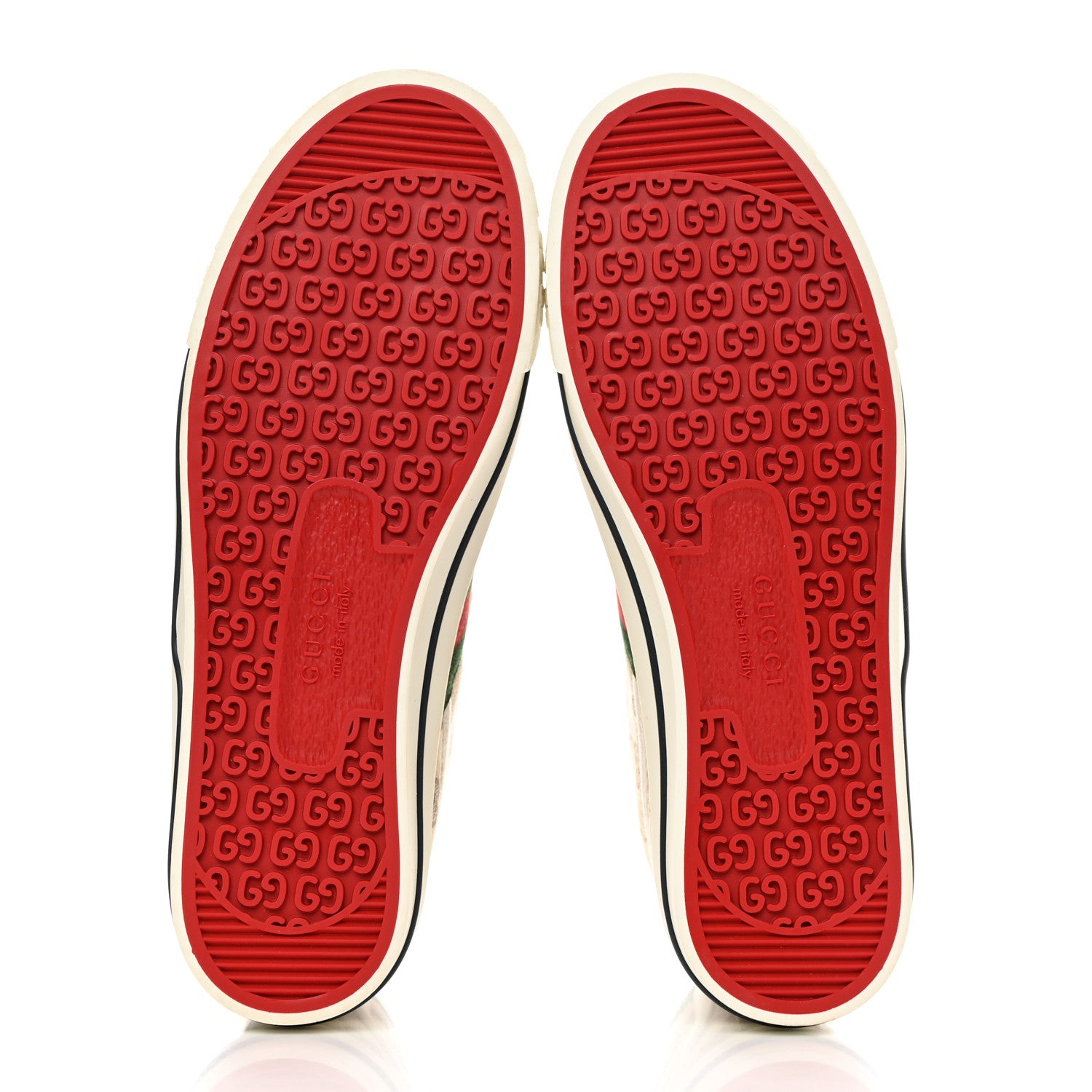 Gucci Canvas GG Monogram Web Womens 1977 Tennis High Top Sneakers 40 Ebony 5 of 8