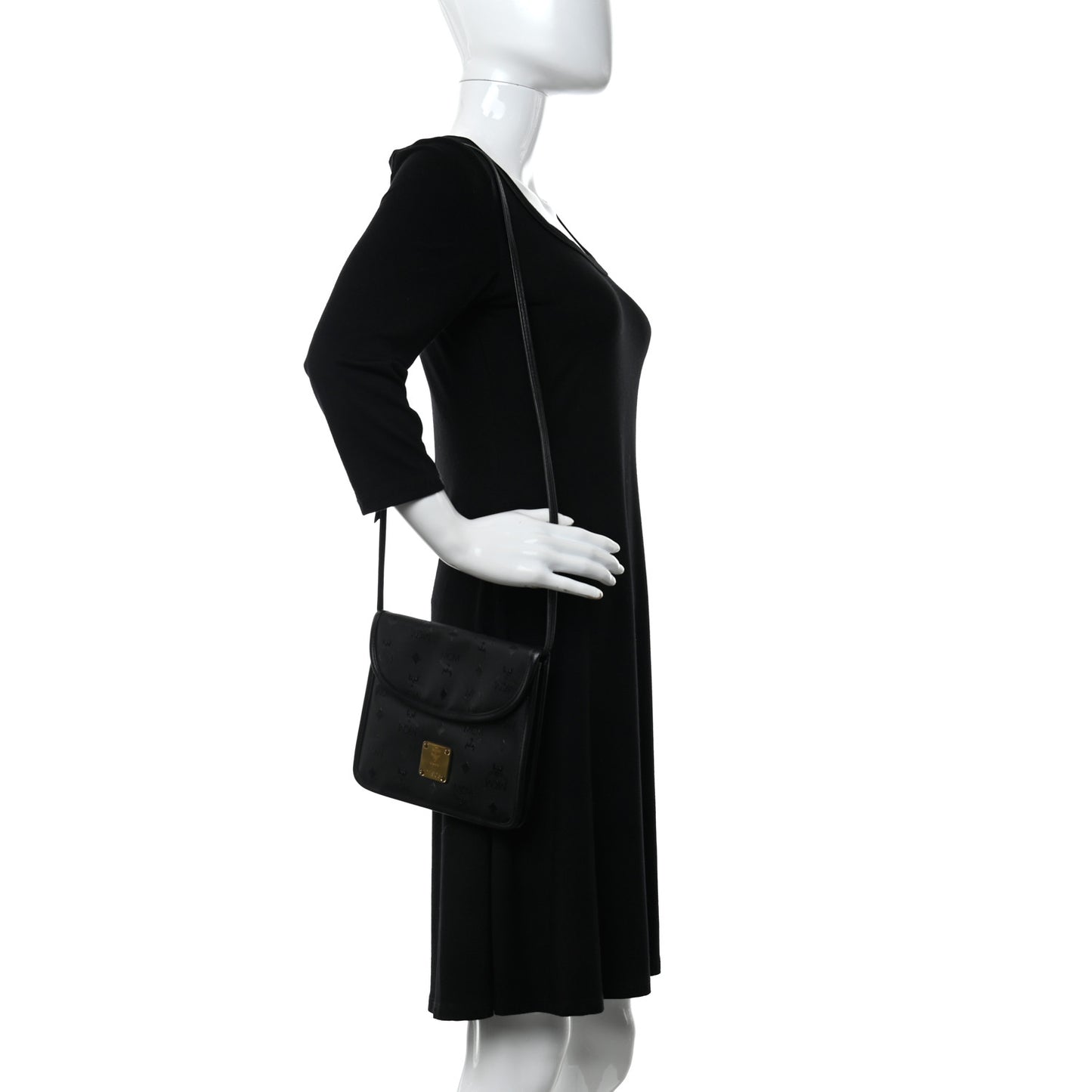 Nylon Visetos Crossbody Black