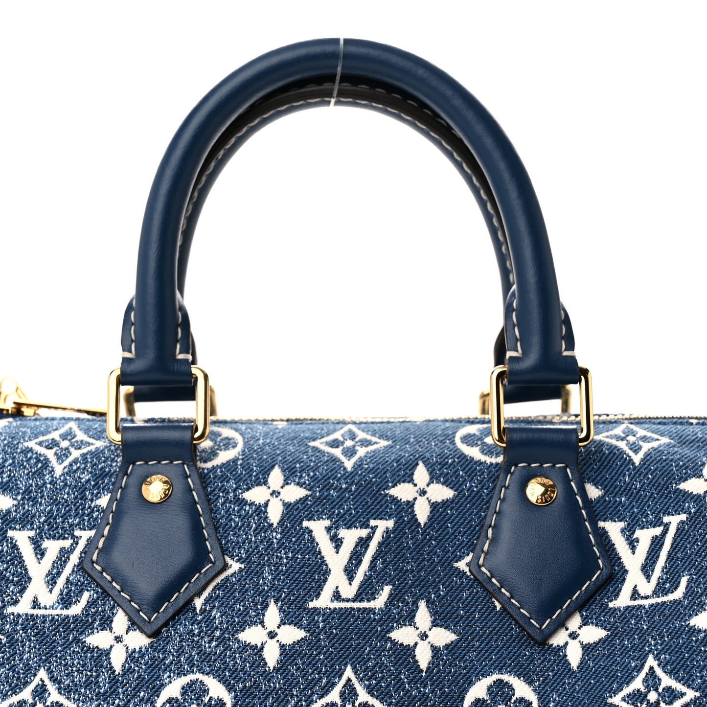 Monogram Jacquard Denim Speedy Bandouliere 25 Bleu