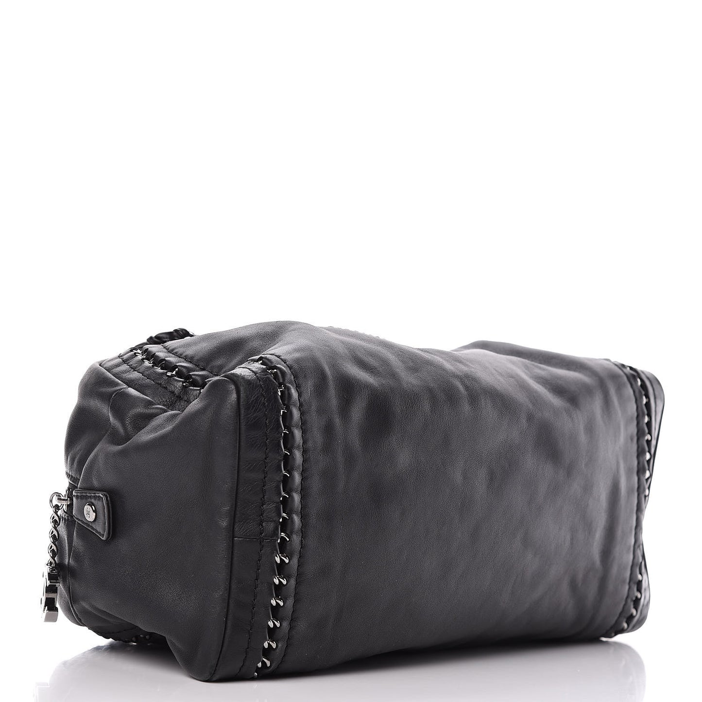 Smooth Calfskin Medium Luxe Ligne Bowler Black