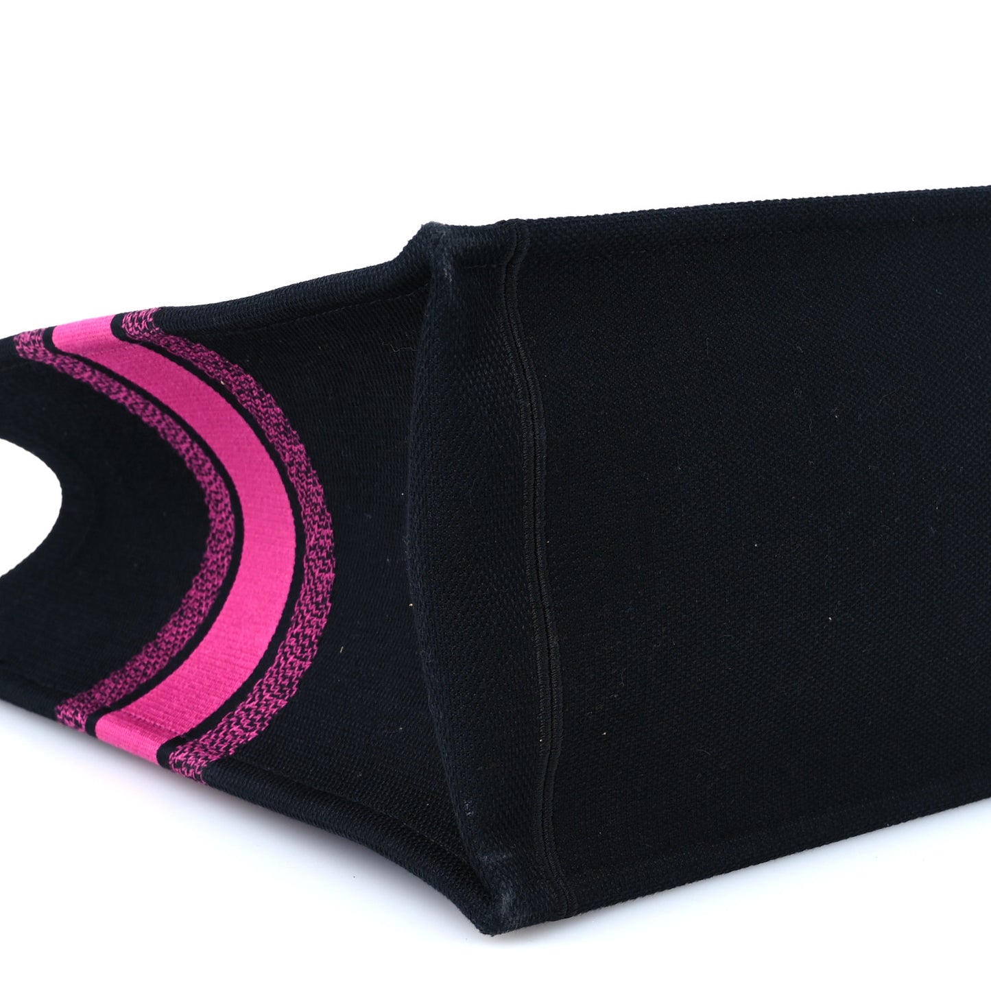 Canvas Embroidered Large Miss Dior Graffiti Book Tote Fuchsia Purple