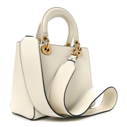 Christian Dior Calfskin Niki De Saint Phalle Medium Supple Lady Dior Off White 3 of 11