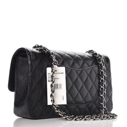 Chanel Caviar Quilted Medium Double Flap Black 4 of 9