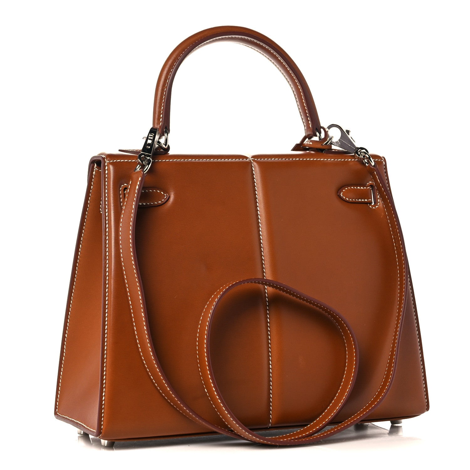 Hermes Barenia Kelly Padded Sellier 25 Fauve 2 of 18