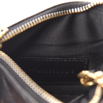 Saint Laurent Calfskin Matelasse Monogram Key Pouch Black 7 of 8