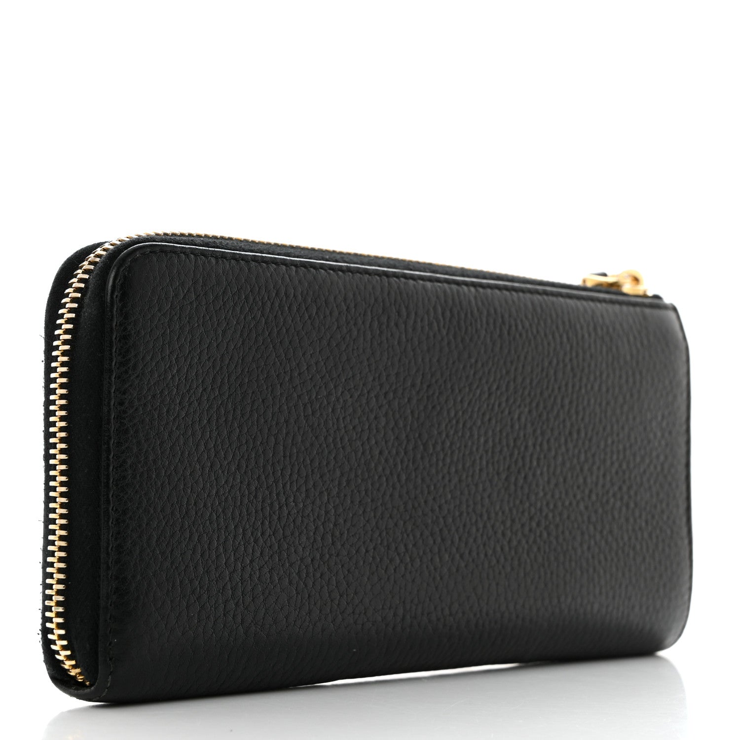 Prada Vitello Move Half Zip Wallet Black 3 of 8