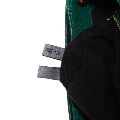 Marc Jacobs Lambskin Baroque Large Single Flap Emerald 6 of 8