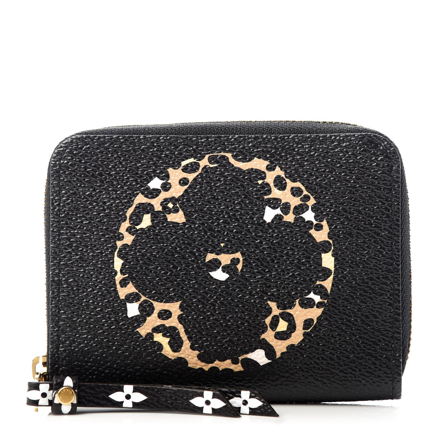 Monogram Giant Jungle Zippy Coin Purse Black