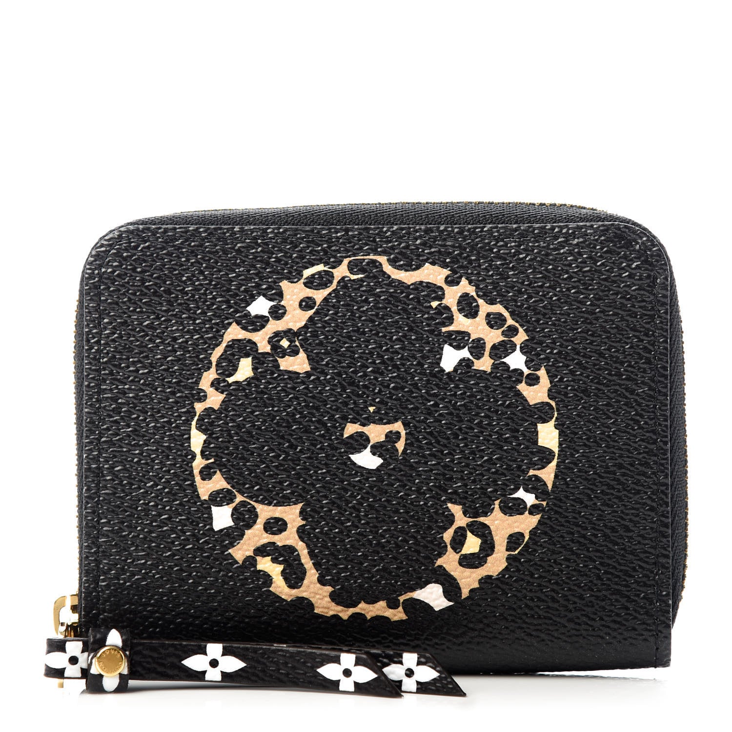 Louis Vuitton Monogram Giant Jungle Zippy Coin Purse Black 1 of 7