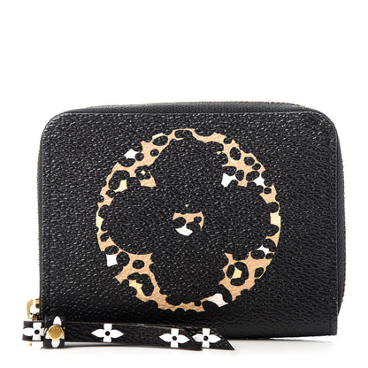 Louis Vuitton Monogram Giant Jungle Zippy Coin Purse Black 1 of 7