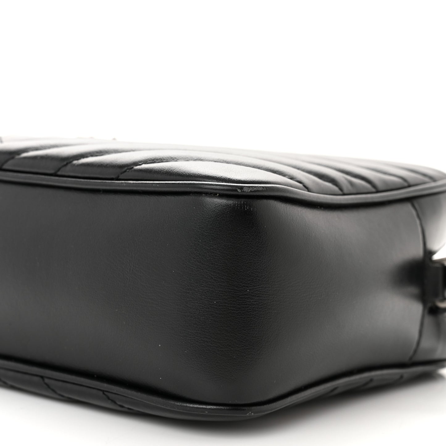 Calfskin Matelasse Monogram Lou Camera Bag Black