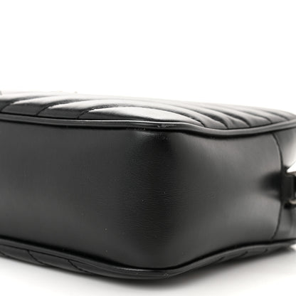 Saint Laurent Calfskin Matelasse Monogram Lou Camera Bag Black 10 of 11