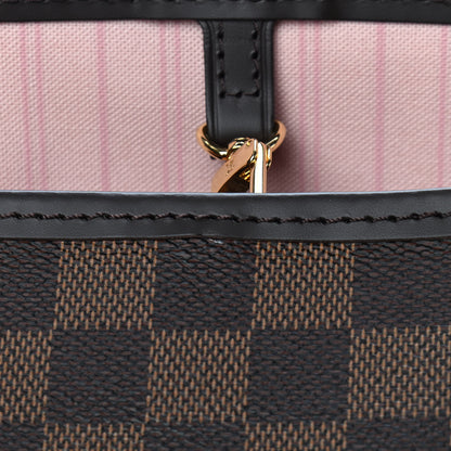 Louis Vuitton Damier Ebene Neo Neverfull MM Rose Ballerine 11 of 12