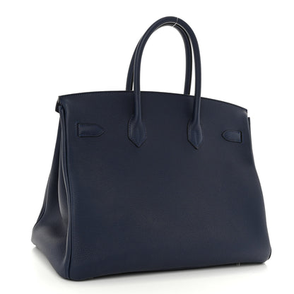 Hermes Togo Birkin 35 Bleu Nuit 3 of 12