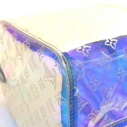 Louis Vuitton PVC Monogram Keepall Bandouliere 50 Iridescent Prism 10 of 11
