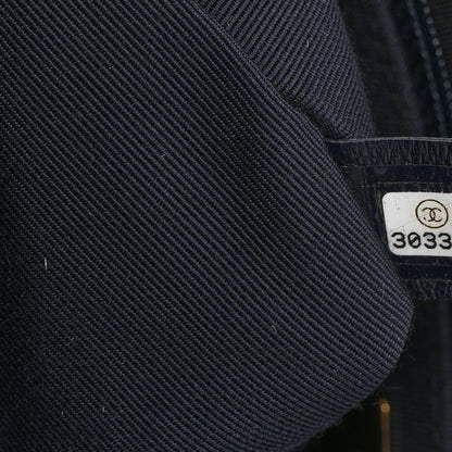 Chanel Lambskin Quilted Large Chanel 19 Flap Navy Blue 7 of 10