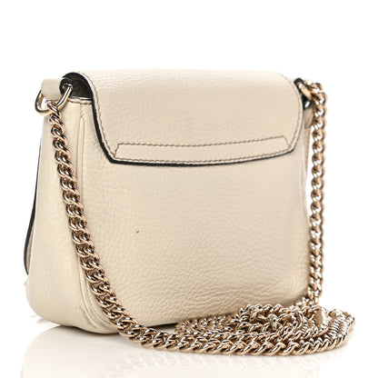Gucci Pebbled Calfskin Small Soho Flap Crossbody Off White 2 of 21