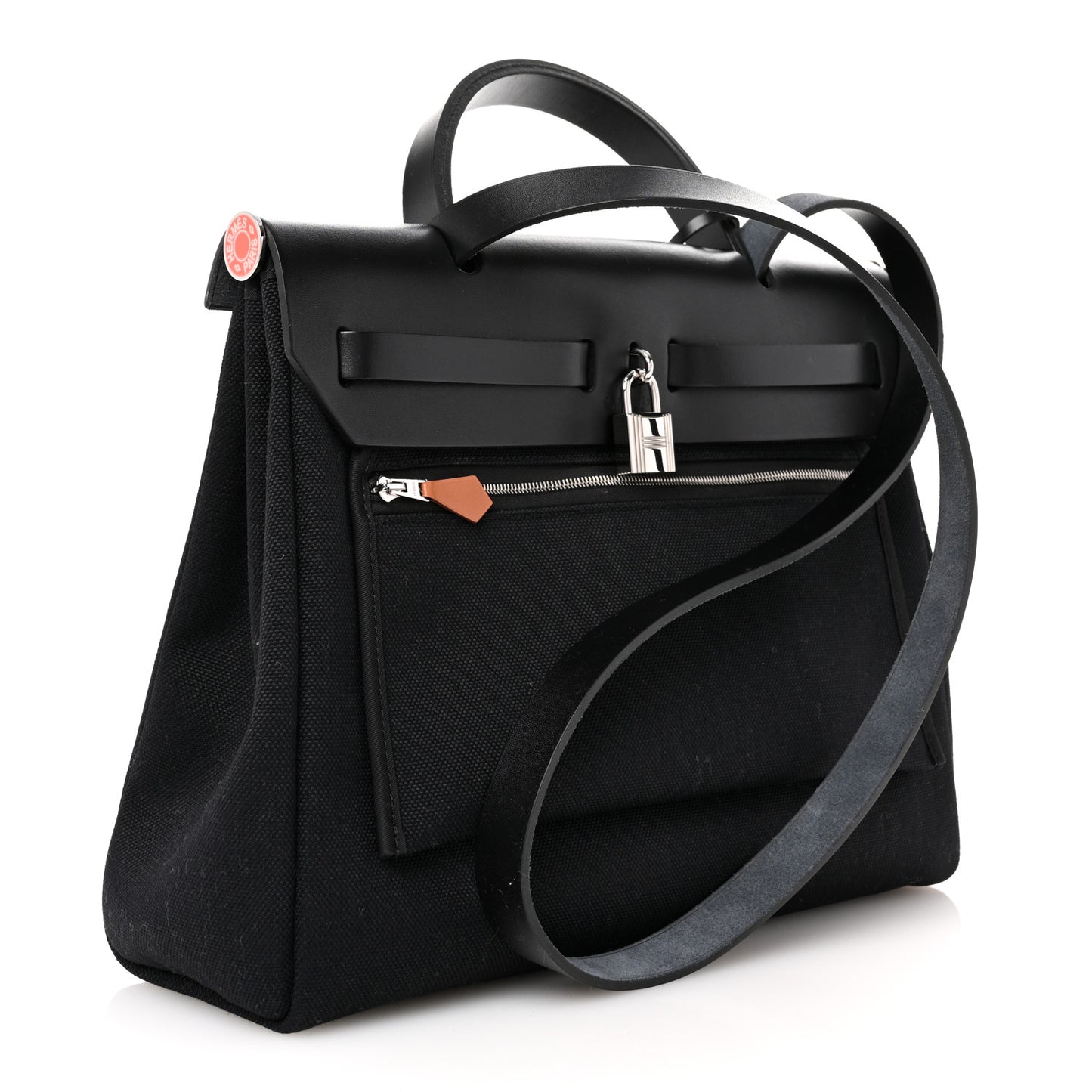 Toile Militaire Vache Hunter Laque Horseshoe Herbag Zip Retourne 31 PM Black Orange Graffiti