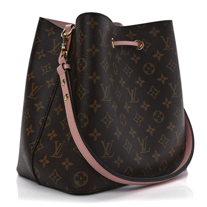 Louis Vuitton Monogram Neonoe MM Rose Poudre 3 of 10