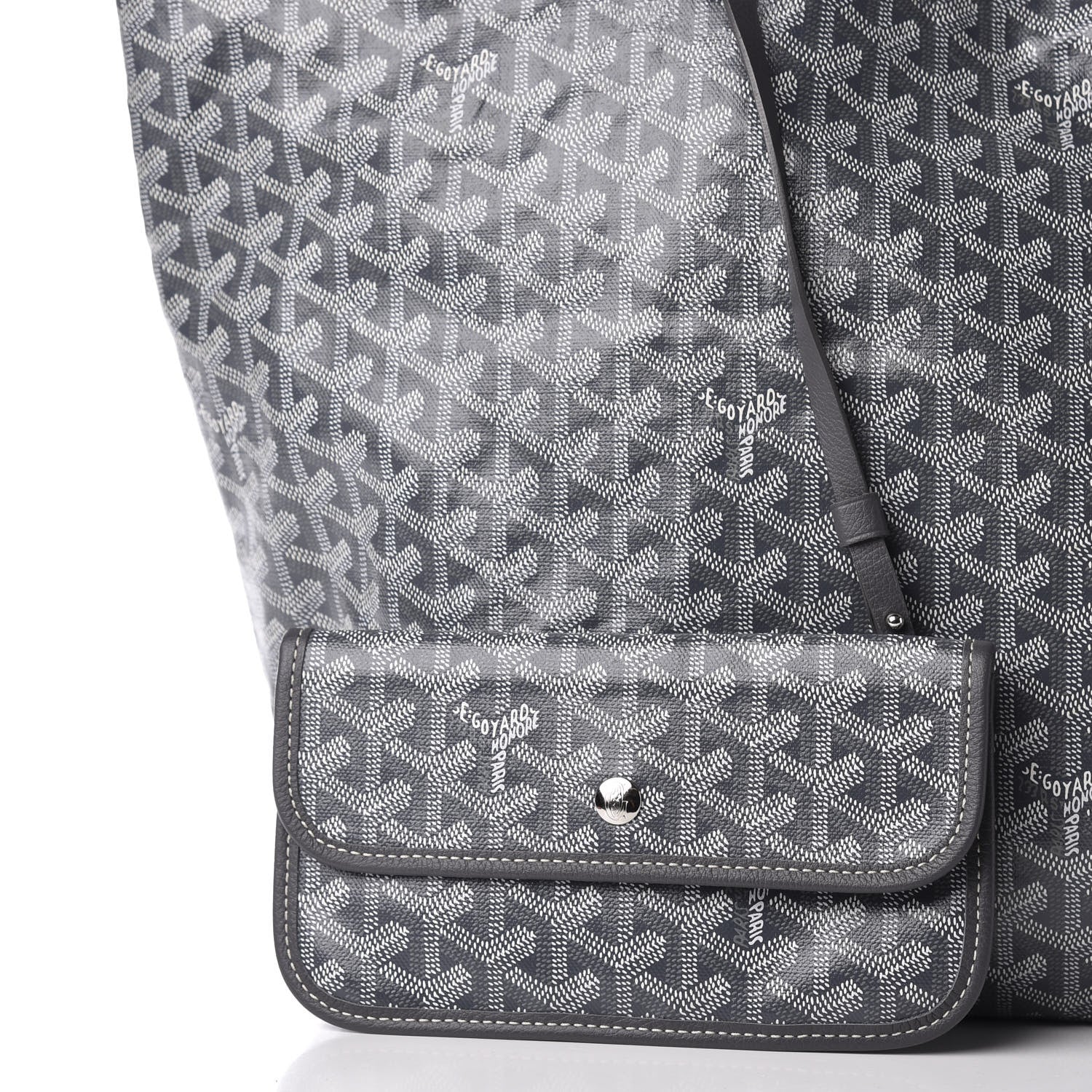 Goyard Goyardine Saint Louis GM Grey 9 of 12