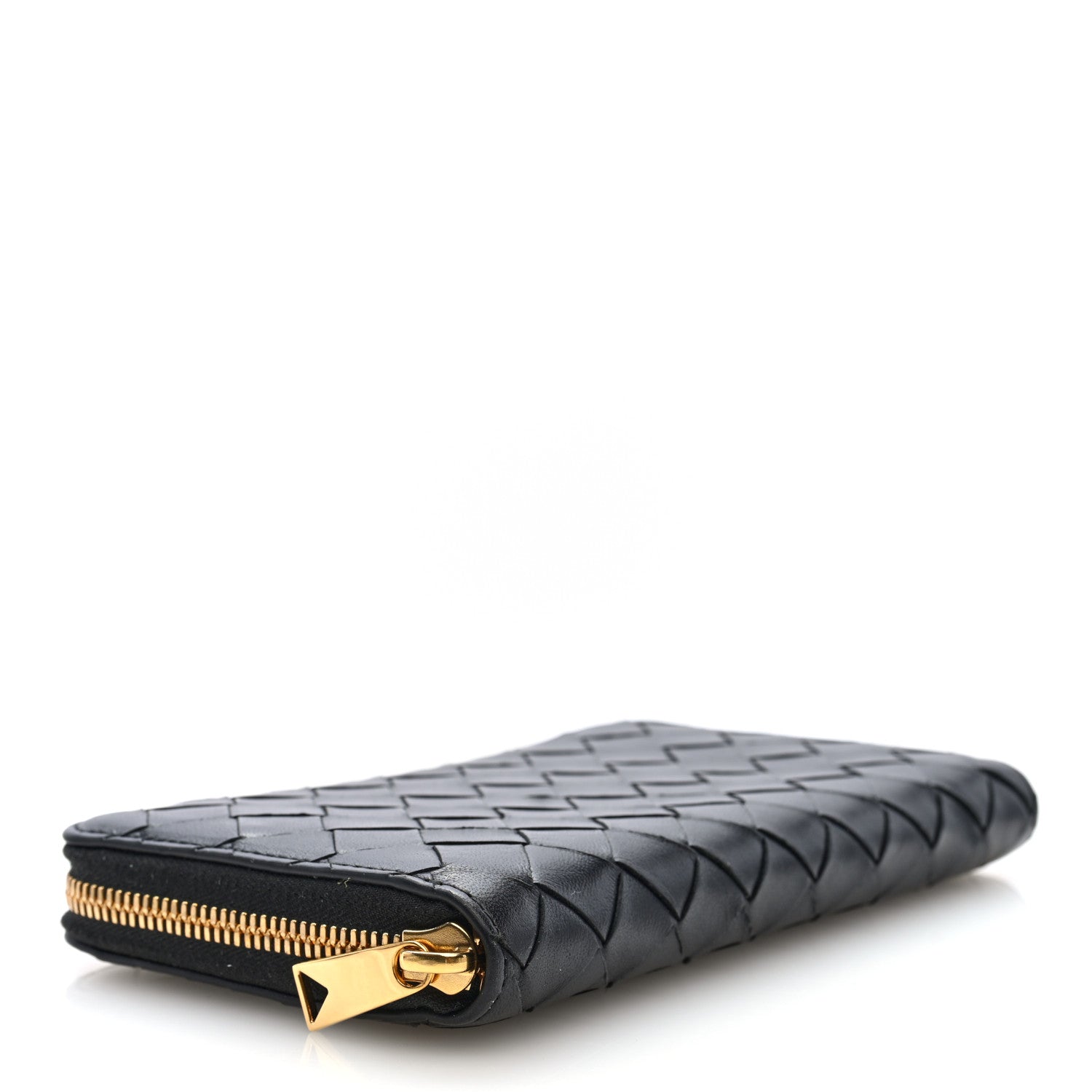Bottega Veneta Nappa Intrecciato Zip Around Wallet Black 4 of 6