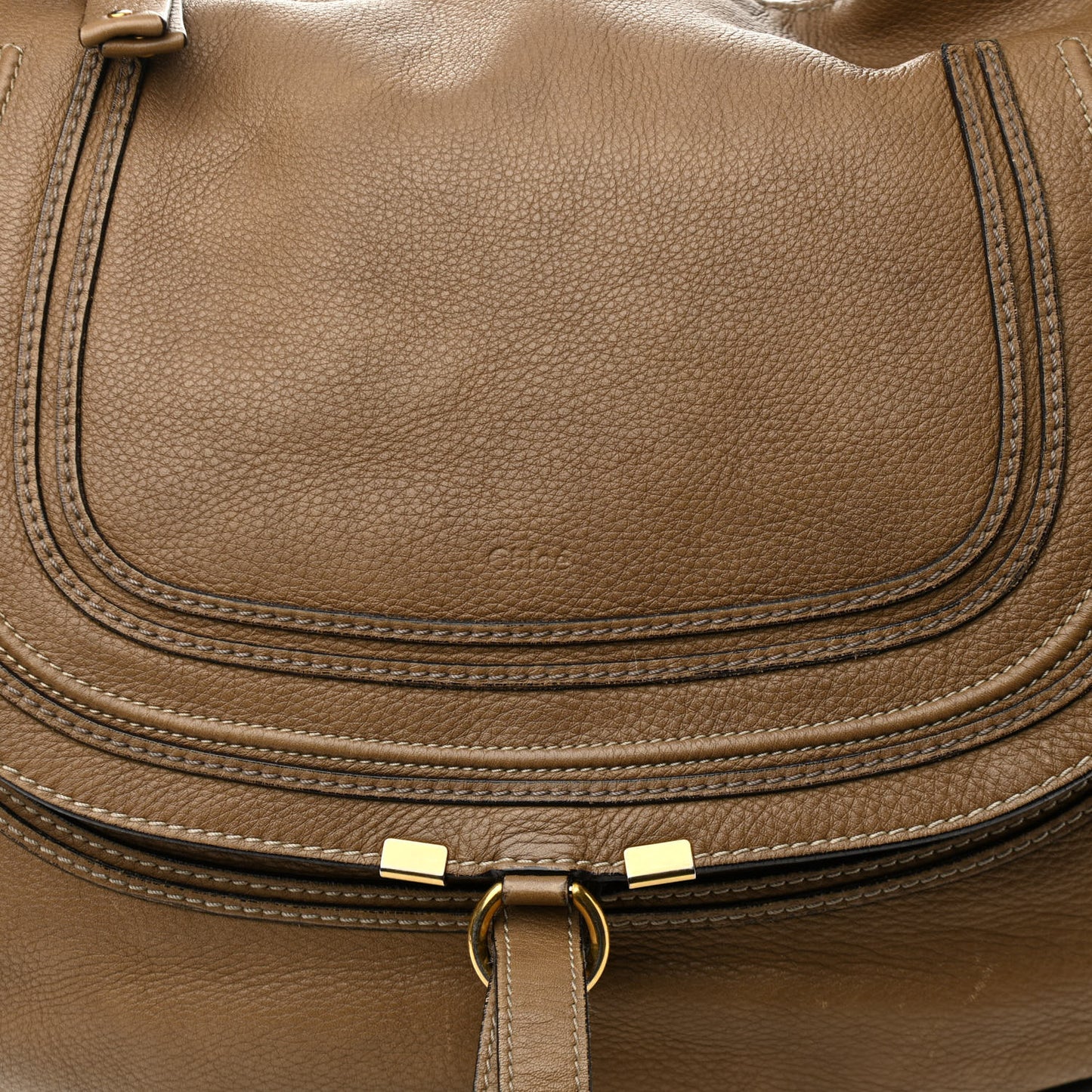 Calfskin Large Marcie Hobo Nut