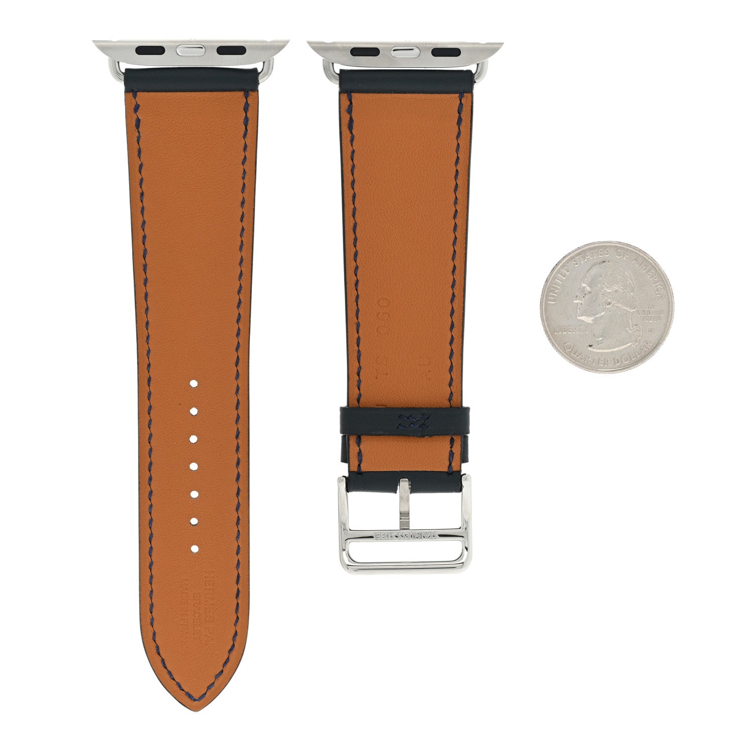 Hermes Swift 45mm Apple Watch Single Tour Band Vert Rousseau 2 of 8
