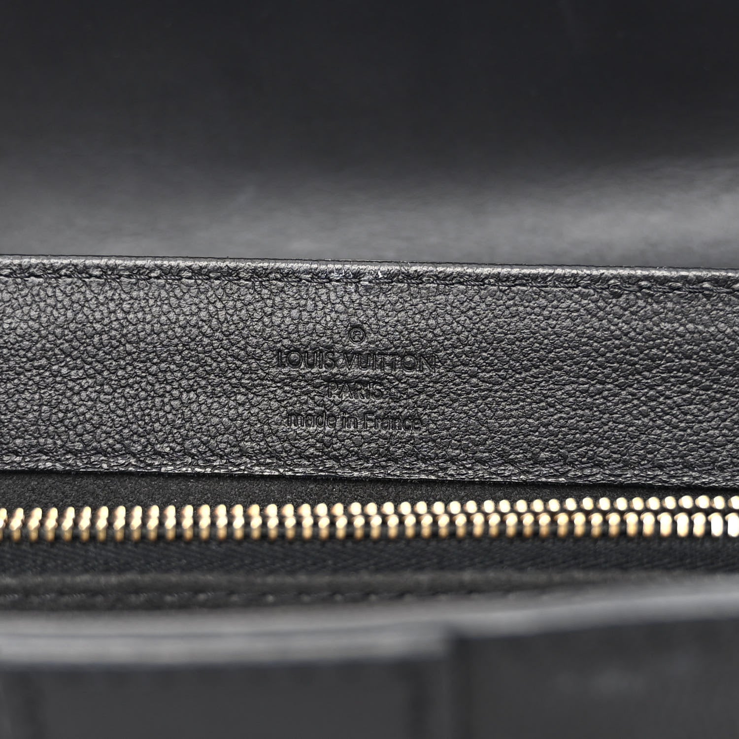 Louis Vuitton Calfskin Monogram Very One Handle Black 6 of 11