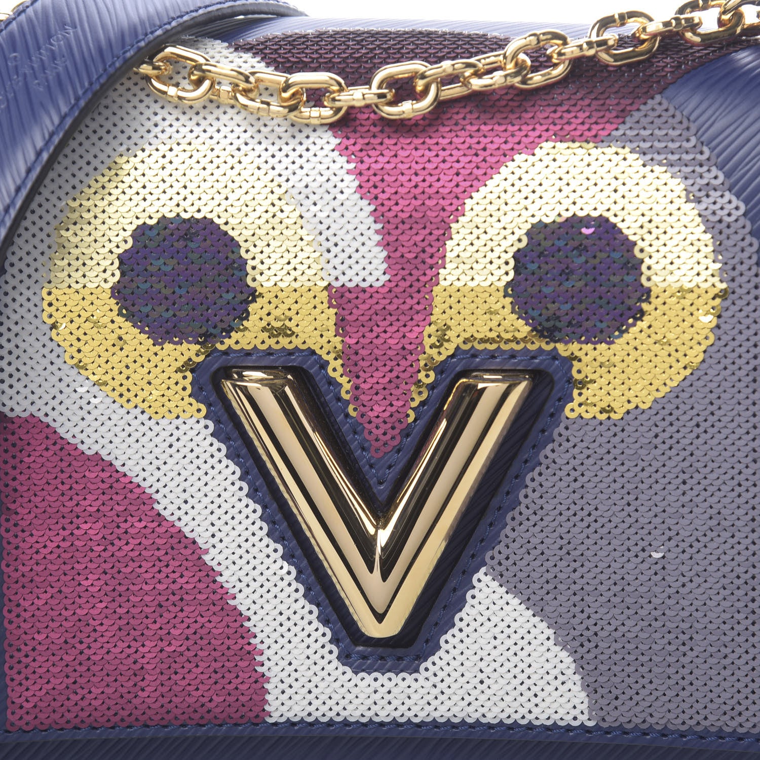 Louis Vuitton Epi Sequins Twist Shoulder Bag MM 10 of 10