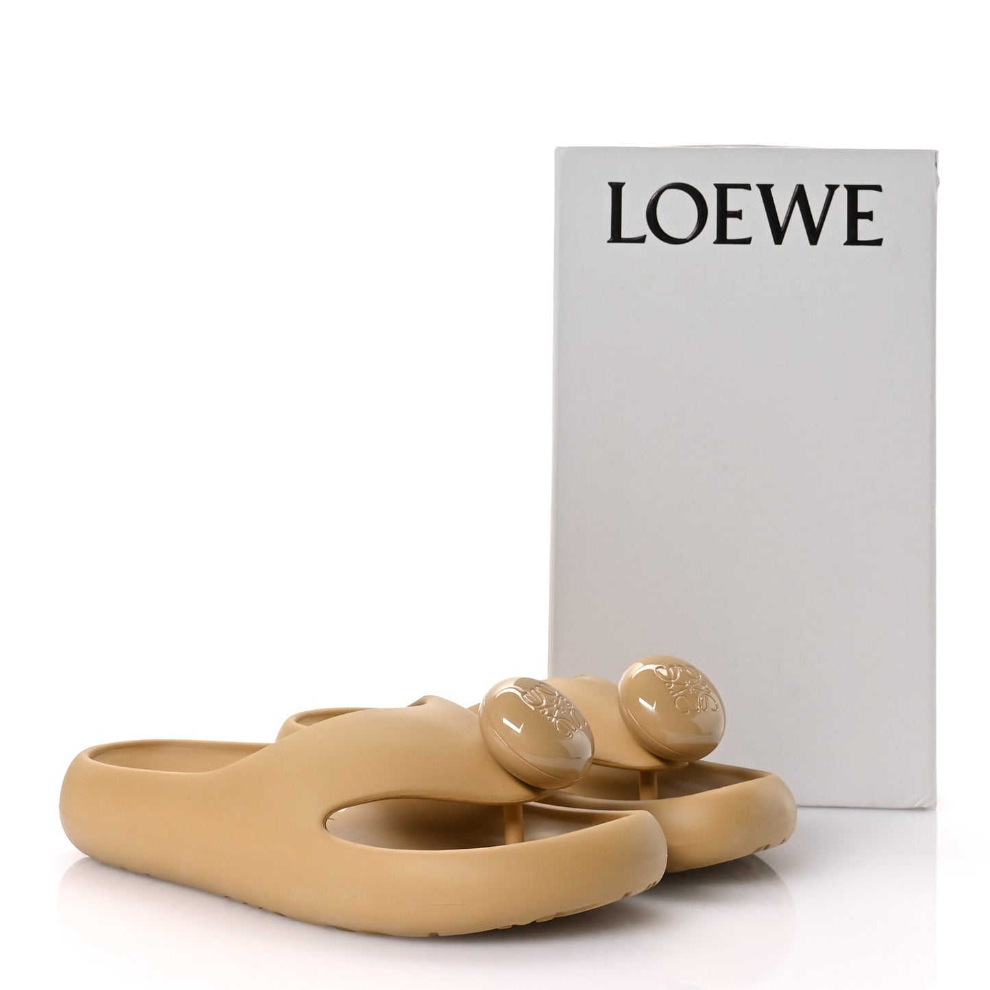 Foam Rubber Paula's Ibiza Pebble Toe Post Sandals 41 Medium Concealer